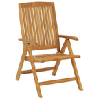 Juego de muebles de jardín 3 piezas madera maciza de teca