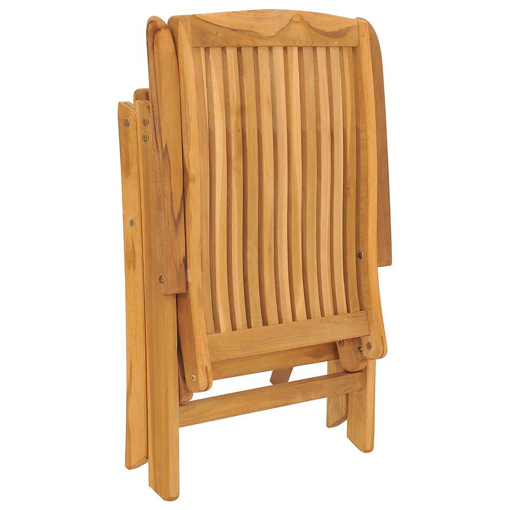 Juego de muebles de jardín 3 piezas madera maciza de teca