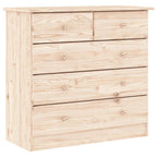 Cómoda ALTA madera maciza pino 77x35x73 cm