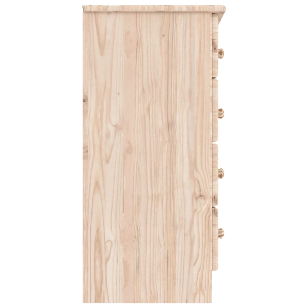 Cómoda ALTA madera maciza pino 77x35x73 cm