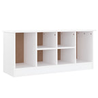 Zapatero ALTA madera maciza de pino blanco 100x35x45 cm