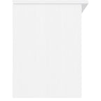 Zapatero ALTA madera maciza de pino blanco 100x35x45 cm
