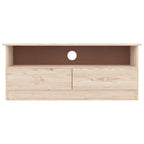 Mueble de TV con cajones ALTA madera maciza pino 100x35x41 cm
