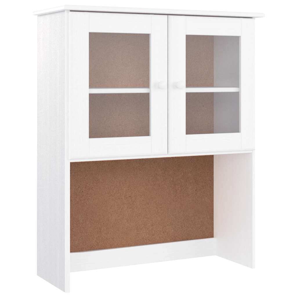 Armario superior de tocador ALTA madera pino blanco 77x30x92cm