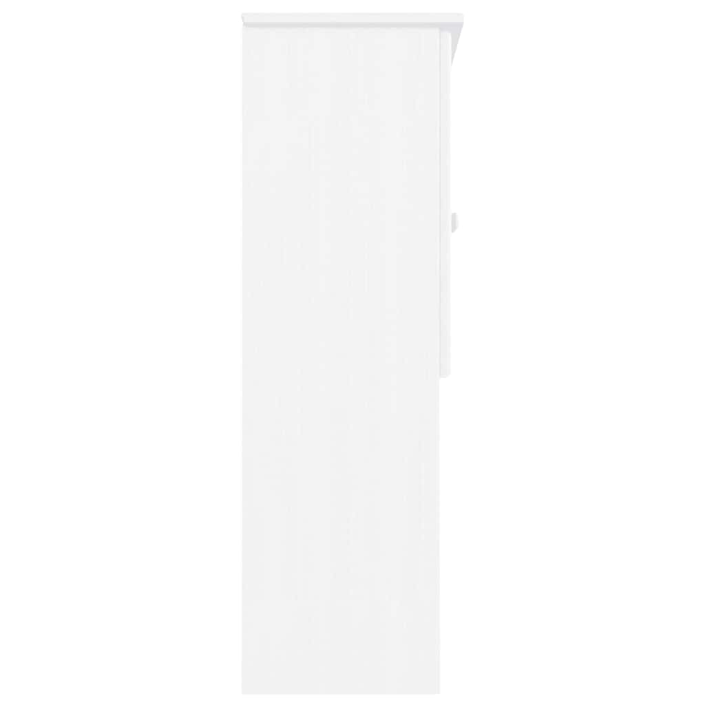 Armario superior de tocador ALTA madera pino blanco 77x30x92cm