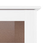 Armario superior de tocador ALTA madera pino blanco 77x30x92cm