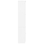 Armario vitrina ALTA madera maciza pino blanco 77x35x186,5cm