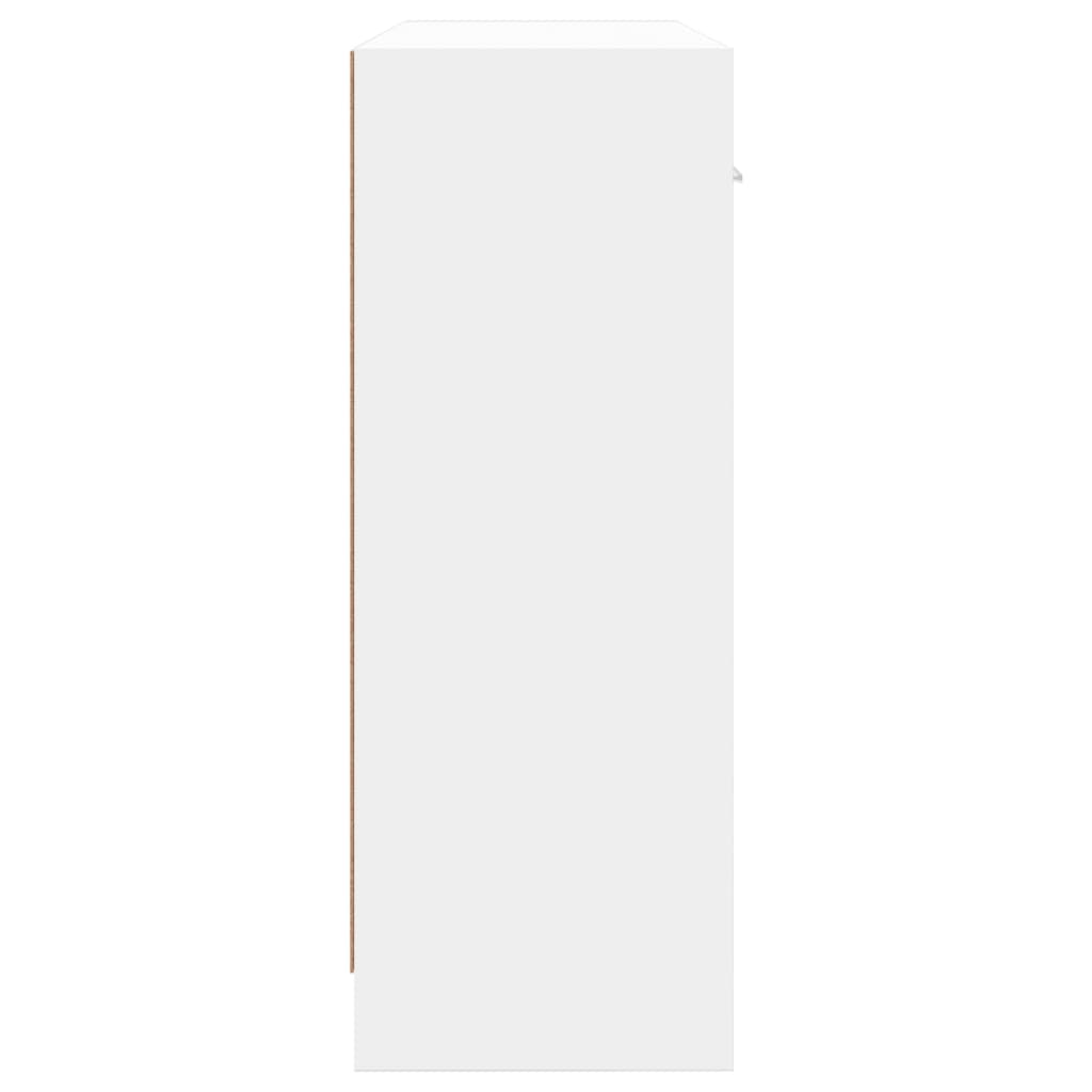 Aparador blanco 91x28x75 cm madera de ingeniería