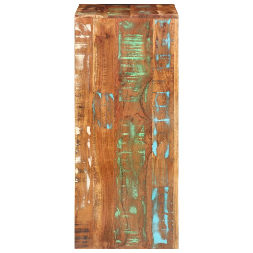 Aparador de madera maciza reciclada 55x33x75 cm