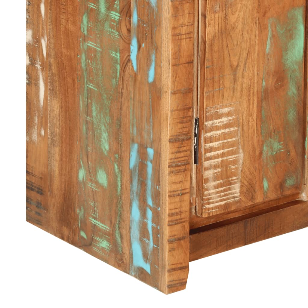 Aparador de madera maciza reciclada 55x33x75 cm