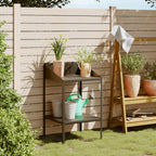 Soporte de plantas acero galvanizado antracita 100x54,5x100 cm