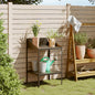 Suporte para plantas aço galvanizado antracite 100x54,5x100 cm