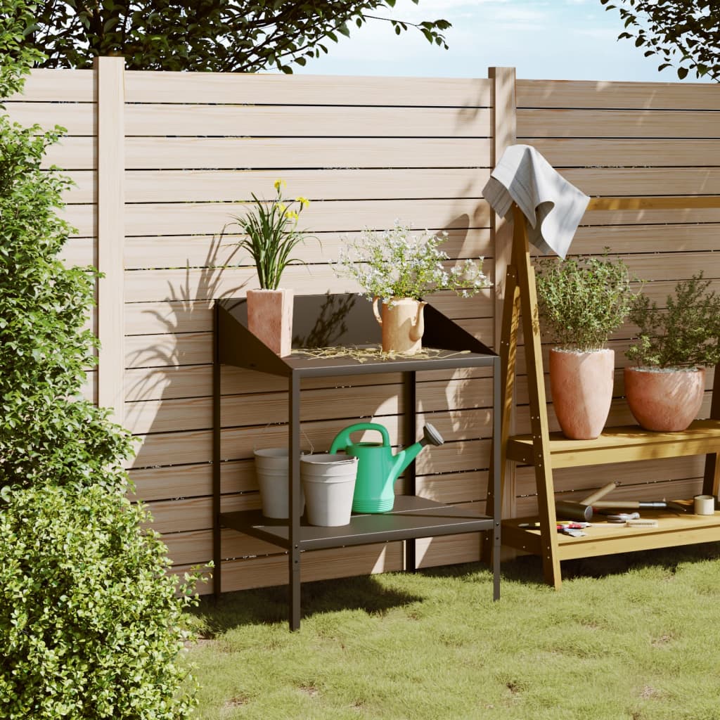 Soporte de plantas acero galvanizado antracita 100x54,5x100 cm