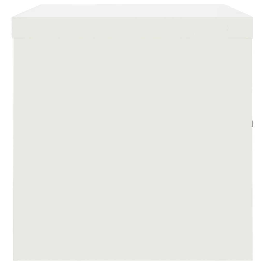 Armario archivador de acero blanco 90x40x40 cm