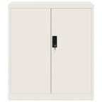 Armario archivador de acero blanco 79x40x90 cm