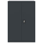 Armario archivador de acero gris antracita 90x40x140 cm