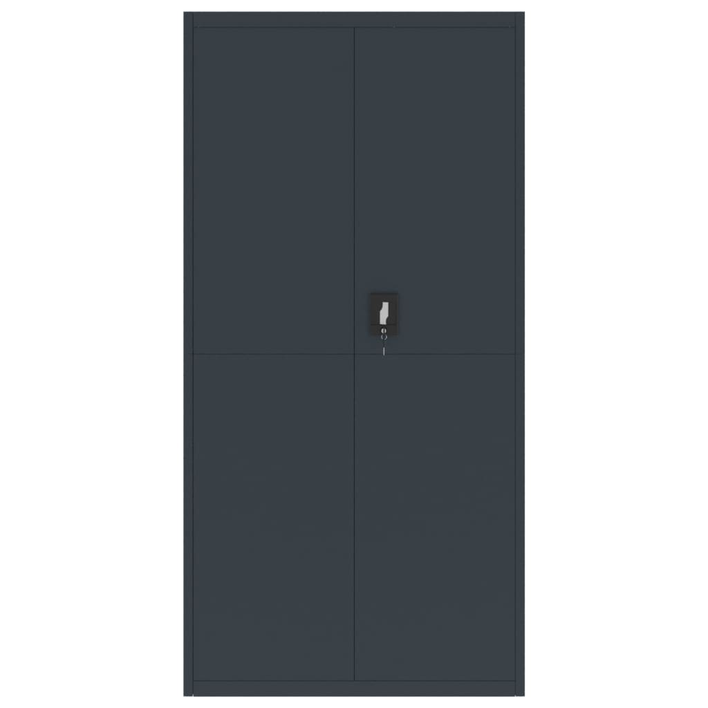 Taquilla de acero gris antracita 90x40x180 cm