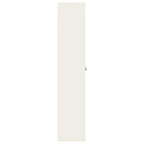 Armario archivador de acero blanco 90x40x200 cm