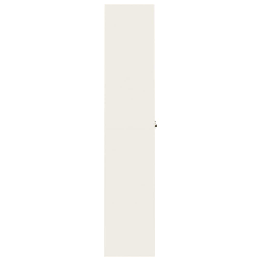 Armario archivador de acero blanco 105x40x180 cm