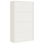 Armario archivador de acero blanco 105x40x180 cm