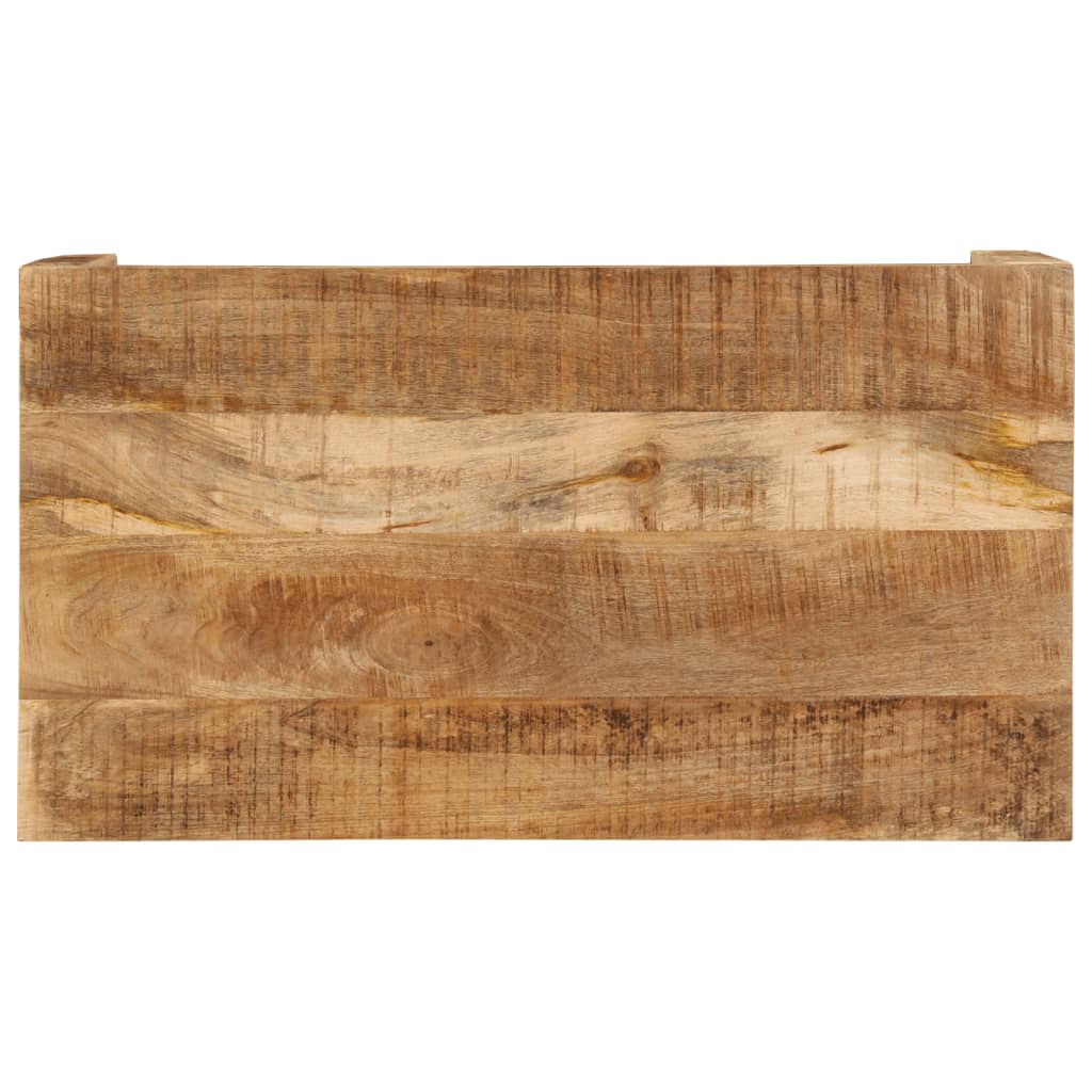 Mesa de centro de madera maciza mango 100x55x40 cm