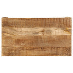 Mesa de centro de madera maciza mango 100x55x40 cm