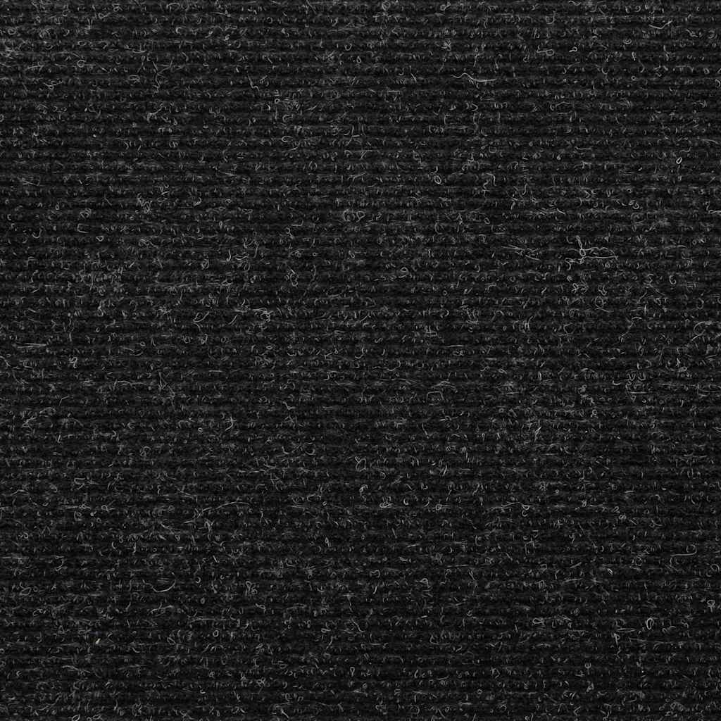 Alfombrilla autoadhesiva de escalera 10 uds antracita 56x17x3cm