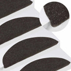 Alfombrilla autoadhesiva de escalera 10 uds antracita 56x17x3cm