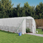 White Steel Greenhouse 10 m² 5x2x2.3 m