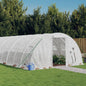 White Steel Greenhouse 10 m² 5x2x2.3 m
