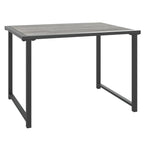 Mesa de jardín de acero gris antracita 55x40x37 cm