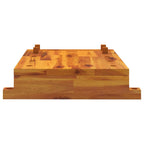 Tablero banco de trabajo con tornillo banco madera 52x44x9,5 cm
