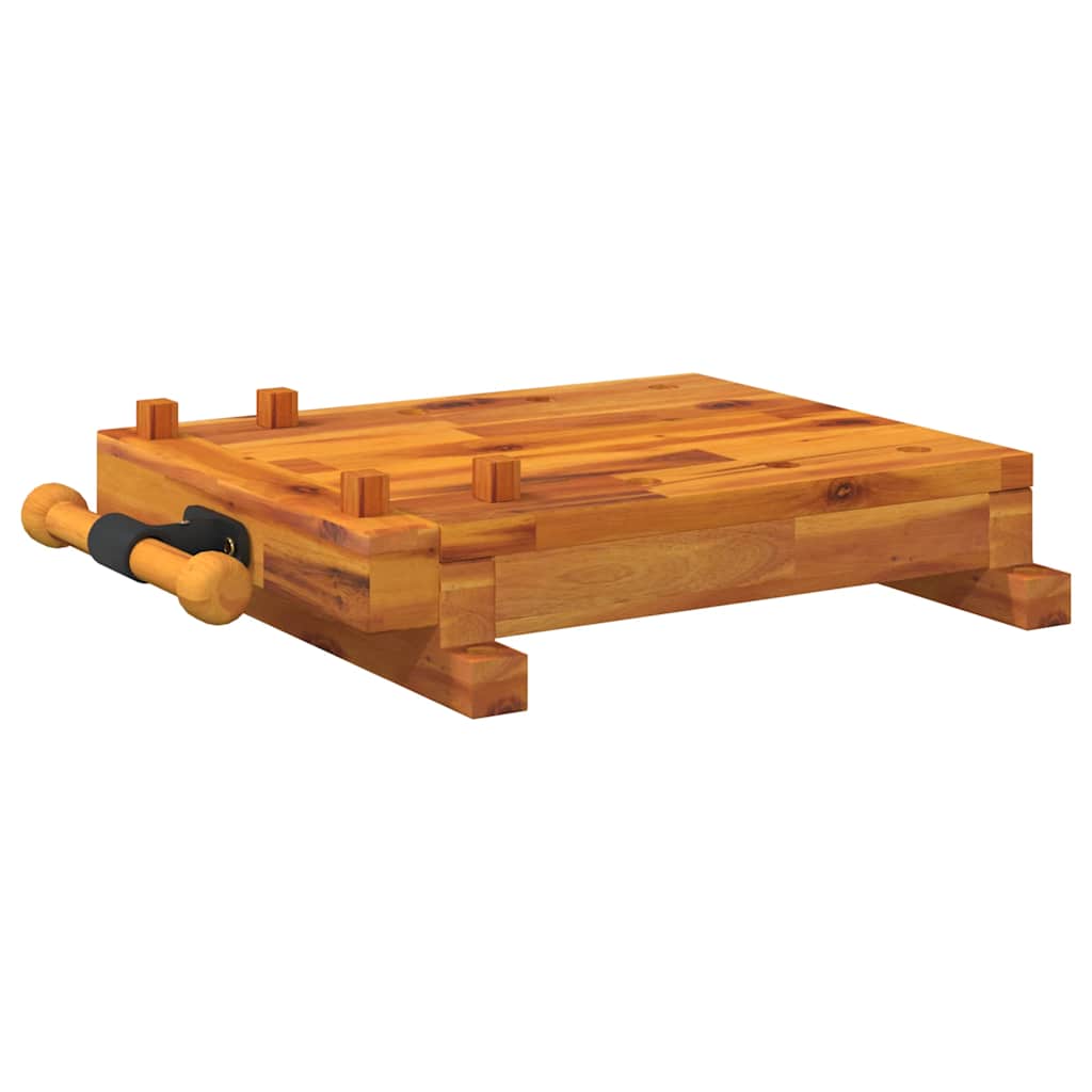 Tablero banco de trabajo con tornillo banco madera 52x44x9,5 cm
