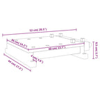 Tablero banco de trabajo con tornillo banco madera 52x44x9,5 cm