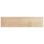 Mesa consola de madera de ingeniería negro 110x30x76cm