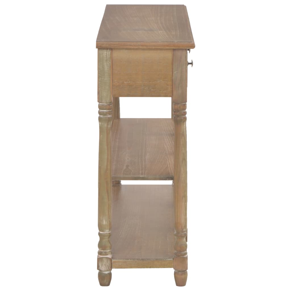 Mesa consola de madera de ingeniería 110x30x76 cm