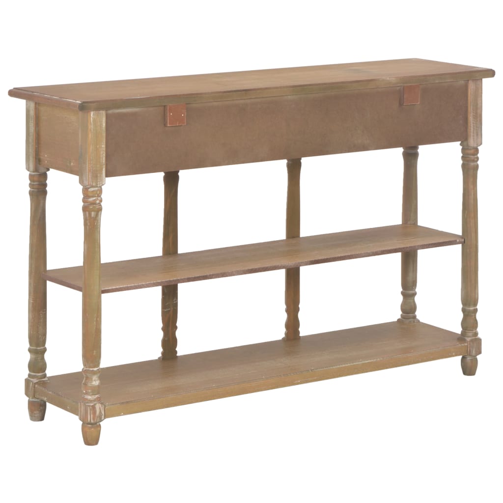 Mesa consola de madera de ingeniería 110x30x76 cm