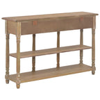 Mesa consola de madera de ingeniería 110x30x76 cm