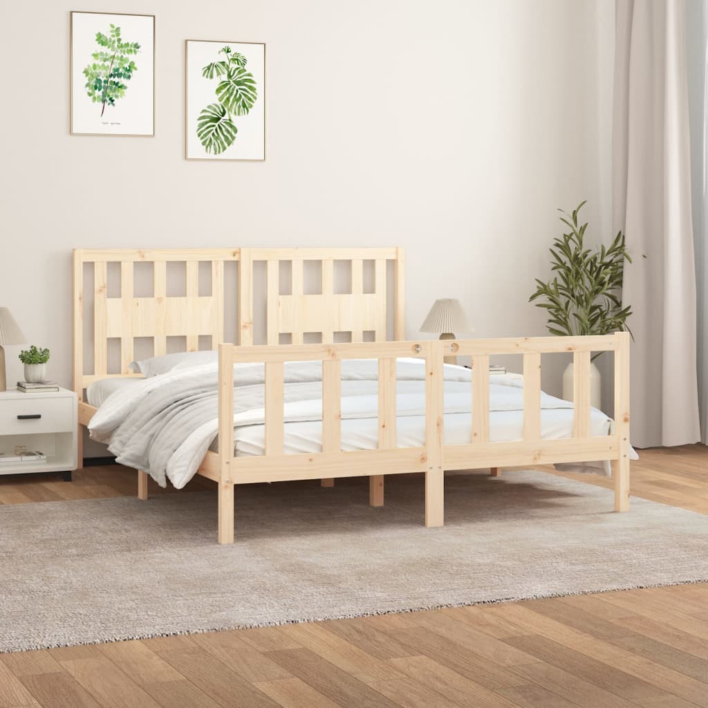 Cama apilable de madera pino maciza 100x200 cm