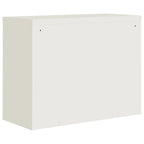 Armario archivador acero blanco 90x40x110 cm