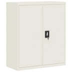 Armario archivador de acero blanco 90x40x145 cm