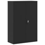Armario archivador de acero negro 90x40x180 cm