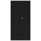 Armario archivador de acero negro 90x40x220 cm