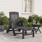 Folding Sun Lounger 2 pcs Textilene Steel Black Coated