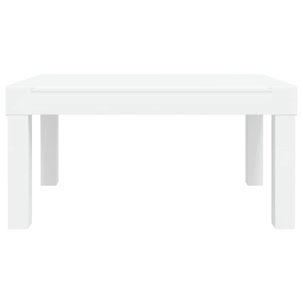 Tumbona con cojines PP blanco