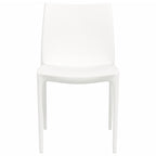 Sillas de jardín 2 uds polipropileno blanco 50x46x80 cm