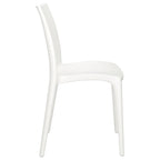 Sillas de jardín 2 uds polipropileno blanco 50x46x80 cm