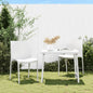 Cadeiras de jardim 2 unidades polipropileno branco 50x46x80 cm