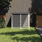 Gallinero con techo acero galvanizado antracita 1003x98x90 cm