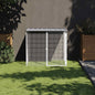Gallinero con techo acero galvanizado antracita 1003x98x90 cm